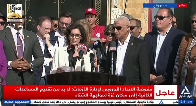 محافظ شمال سيناء يستقبل المفوضة الأوروبية للمساواة وإدارة الأزمات فى زيارة للعريش
