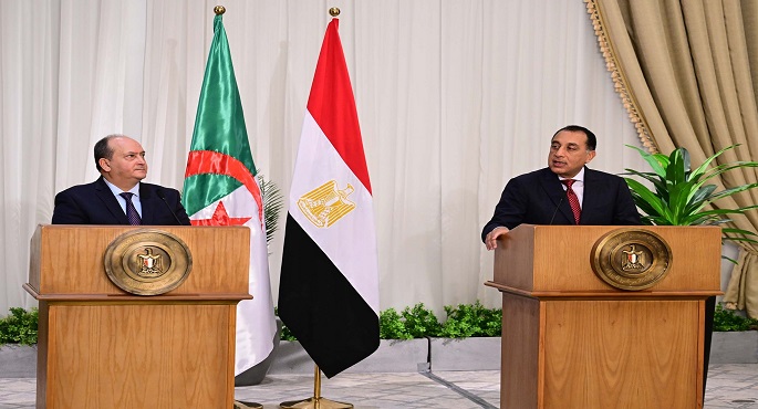 خلال المؤتمر الصحفى المشترك مع الوزير الأول للجزائر ..رئيس الوزراء: نجاح الجزائر هو نجاح لمصر