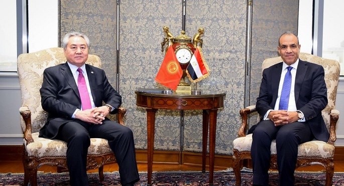 وزير الخارجية يبحث مع نظيره القيرغيزى تعزيز التعاون الثنائى فى المجالات المختلفة