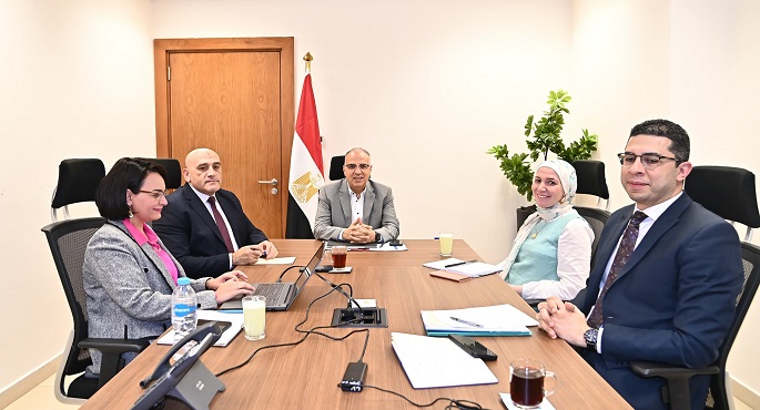 وزير الرى يبحث إجراءات إعداد دراسة لتقييم معدلات الملوحة بشبكة المصارف الزراعية