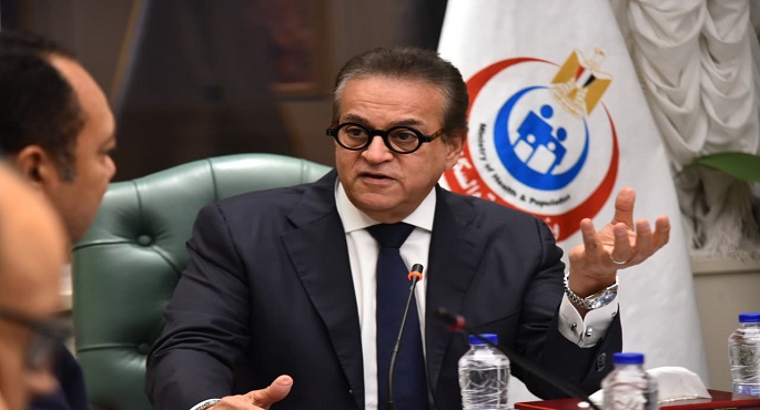 وزير الصحة يناقش الموقف التنفيذى لإنشاء مستشفى النيل للأطفال
