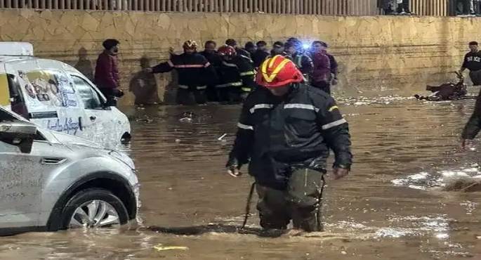 مصر تعزى المملكة المغربية الشقيقة فى ضحايا الفيضانات بمدينة آسفى