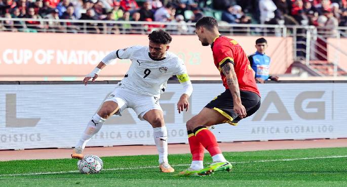 منتخب الفراعنة يتعادل أمام أنجولا ويتأهل رسميًا لدور الـ16