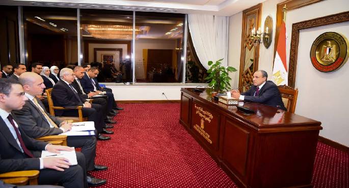 وزير الخارجية يجتمع بأعضاء السلك الدبلوماسى والقنصلى من الدرجات الحديثة والمتوسطة