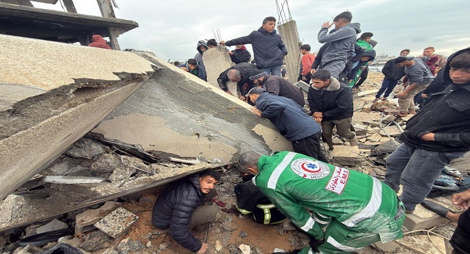 14 وفاة وانهيارات واسعة خلال أقل من 24 ساعة فى غزة