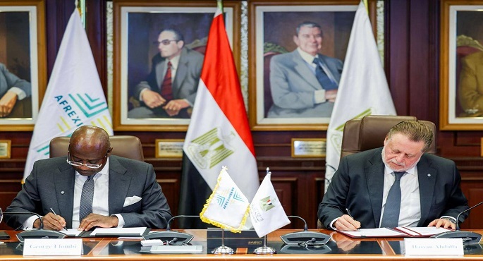 المركزى المصرى وبنك التصدير والاستيراد الإفريقى يوقعان مذكرة تفاهم لإنشاء بنك للذهب فى مصر