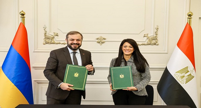 المشاط ونظيرها الأرمينى يترأسان أعمال الدورة السادسة للجنة المصرية – الأرمينية المشتركة