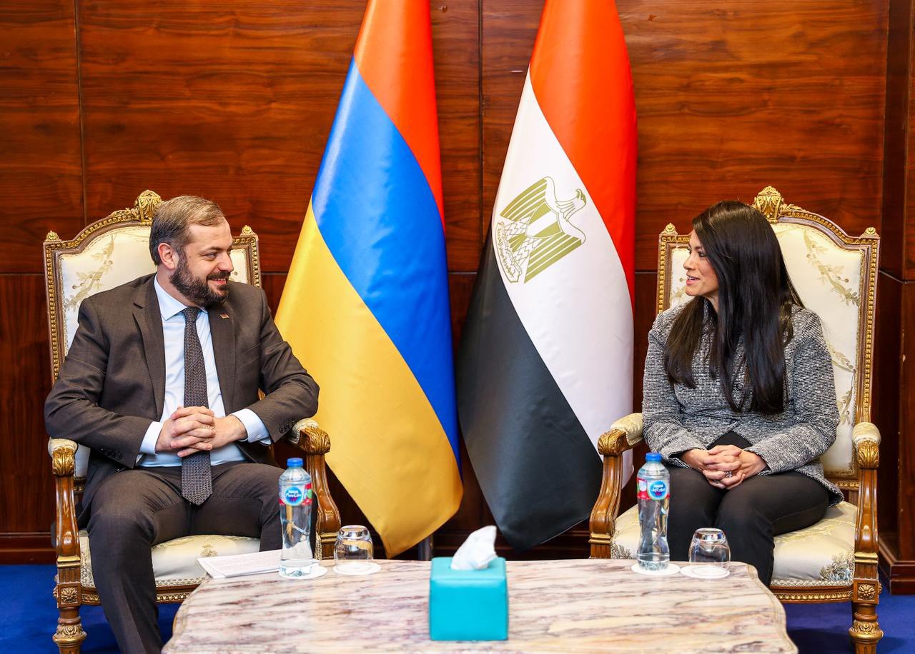 المشاط : نتطلع إلى شراكات أوسع مع أرمينيا فى قطاع الزراعة وتوطين الصناعة