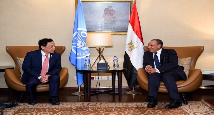 وزير الخارجية يشيد بجهود “فاو” للقضاء على الجوع بحلول 2030
