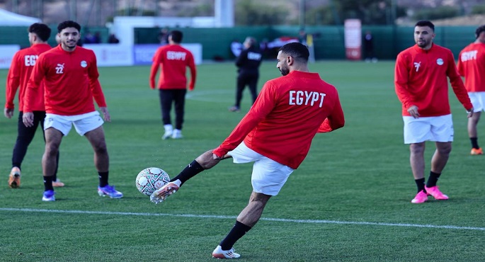 المنتخب يختتم تدريباته استعدادا لمواجهة جنوب إفريقيا بكأس الأمم الأفريقية