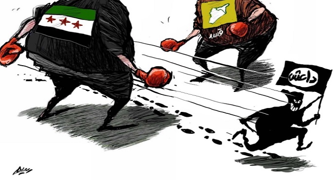 تنظيم داعش يستفيد من الصراع بين الجيش السورى وقسد