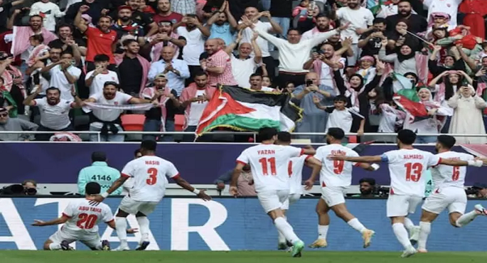 الأردن يتأهل لربع نهائى كأس العرب بالفوز على الكويت بثلاثية
