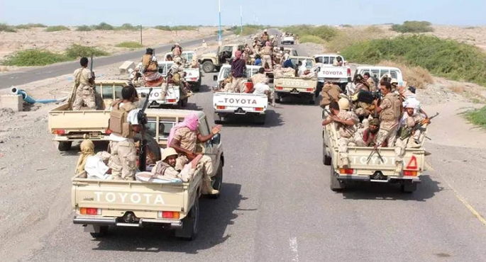 قوات المجلس الانتقالى الجنوبى تتسلم حماية منشأة نفطية فى شبوة شرق اليمن