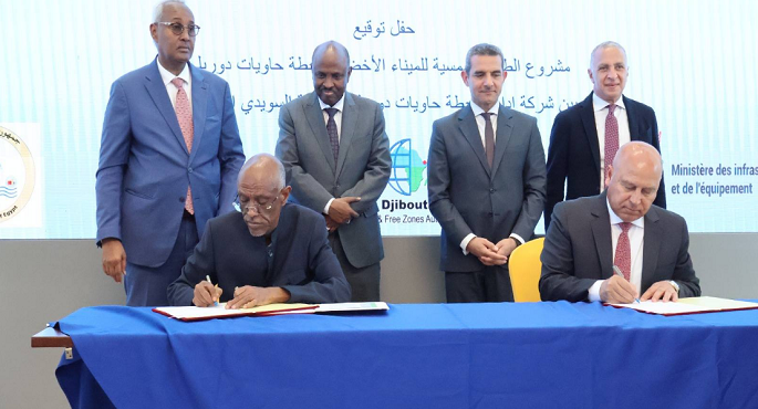 عدة اتفاقيات مع جيبوتى بمجالات النقل البحرى والمناطق اللوجيستية والطاقة الخضراء