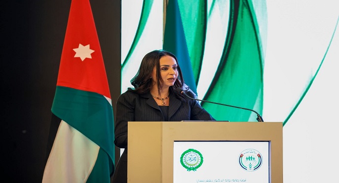 وزيرة التضامن الاجتماعى تشهد افتتاح أعمال المؤتمر العربى – الدولى بـ” عمان”