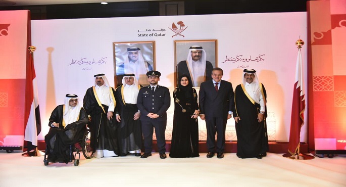 بالصور.. وزير الصحة يشهد احتفالية العيد الوطنى لدولة قطر الشقيقة