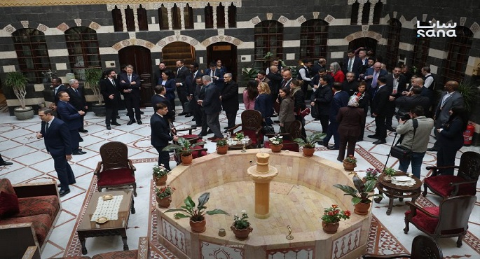 بالصور.. وفد من مجلس الأمن يزور دمشق لأول مرة منذ 14 عاما