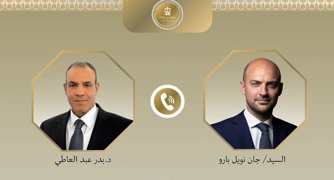 مصر وفرنسا تؤكدان أهمية تكثيف الجهود لتجنب تصاعد التوتر الإقليمى