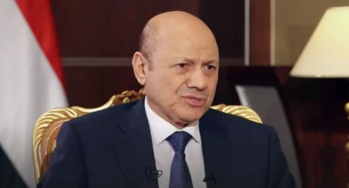 العليمى: سنعيد حصر السلاح بيد الدولة ونمهد لعودة عمل مؤسسات اليمن
