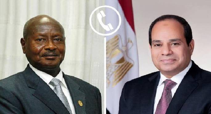 الرئيس السيسى يهنئ هاتفيا الرئيس الأوغندى بمناسبة إعادة انتخابه لولاية رئاسية جديدة