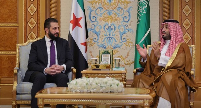 ولى العهد السعودى والرئيس السورى يبحثان عددا من المسائل ذات الاهتمام المشترك