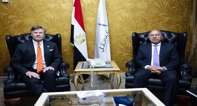 كامل الوزير يبحث مع نائب وزير الخارجية الأمريكى تعزيز التعاون فى مجالى النقل والصناعة