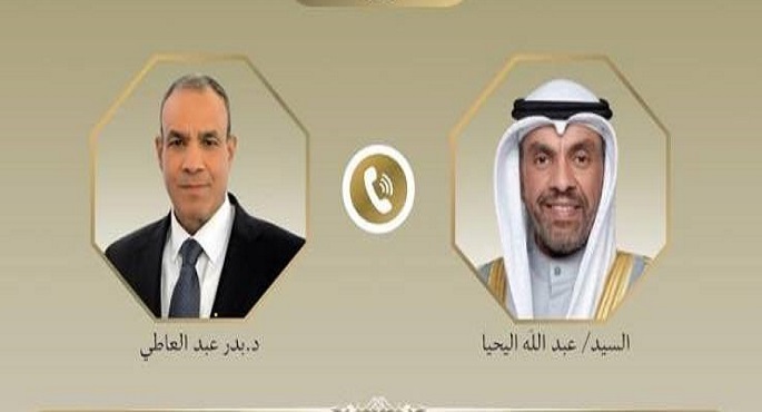وزير الخارجية يؤكد لنظيره الكويتى الرفض الكامل لأى إجراءات من شأنها المساس بوحدة الأراضى الفلسطينية