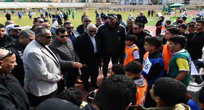 أشرف صبحي ومحافظ شمال سيناء يتفقدان اختبارات الموسم الرابع من مشروع كابيتانو مصر 2026