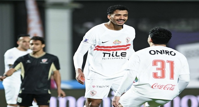 الزمالك يهزم بتروجت بثنائية نظيفة ويصعد للمركز الرابع بالدورى