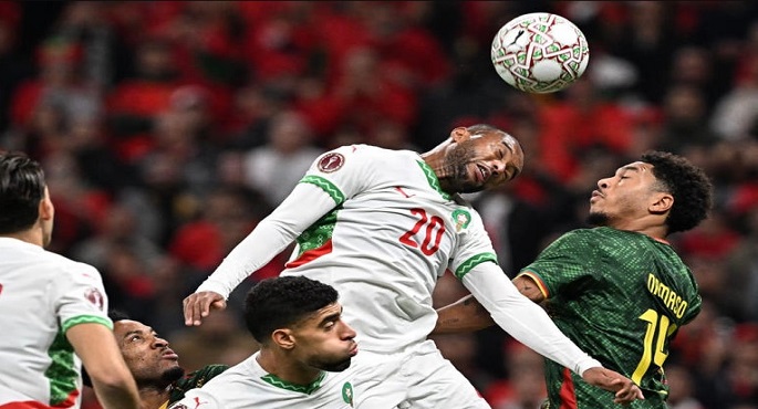 المغرب إلى قبل نهائي أمم أفريقيا بعد الفوز على الكاميرون بهدفين نظيفين