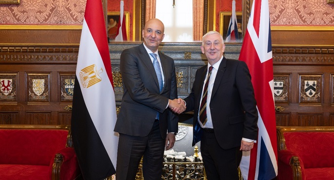 رئيس مجلس العموم البريطانى يبحث مع سفير مصر فى المملكة المتحدة تعزيز العلاقات التاريخية بين البلدين