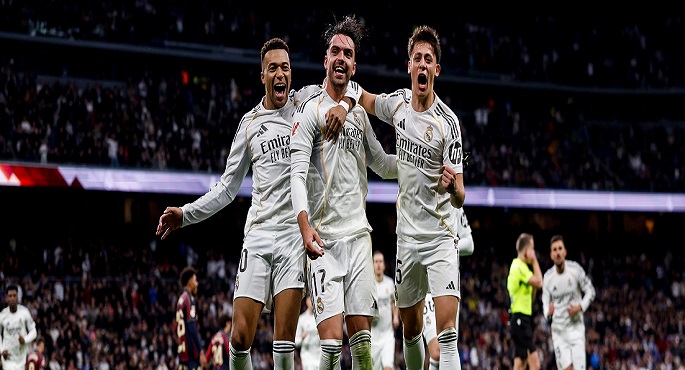 ريال مدريد يفوز على ليفانتى 2-صفر بالليجا الإسبانية