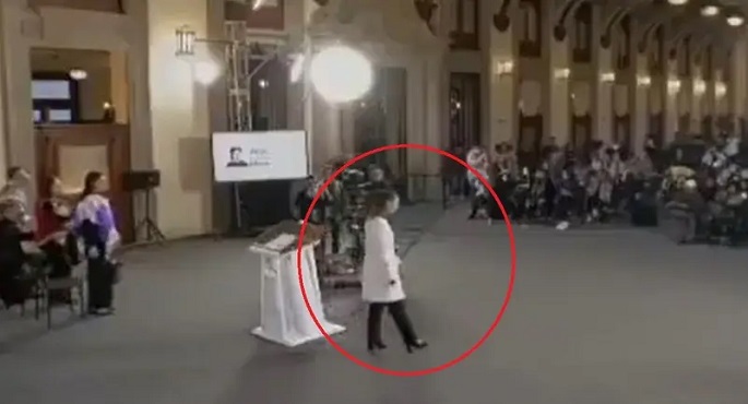زلزال يجبر رئيسة المكسيك على قطع كلمتها
