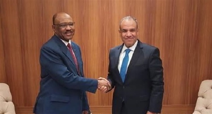 وزير الخارجية يلتقى بنظيره السودانى لتعزيز التعاون والتنسيق إزاء القضايا الإقليمية