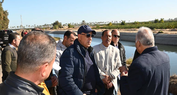 وزير الرى يتفقد حالة المنظومة المائية بمحافظة البحيرة