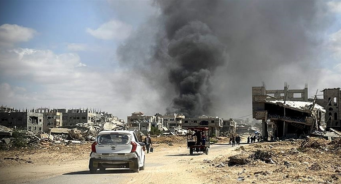 استشهاد 3 فلسطينيين وإصابة آخرين فى قصف إسرائيلى على وسط وشمال قطاع غزة