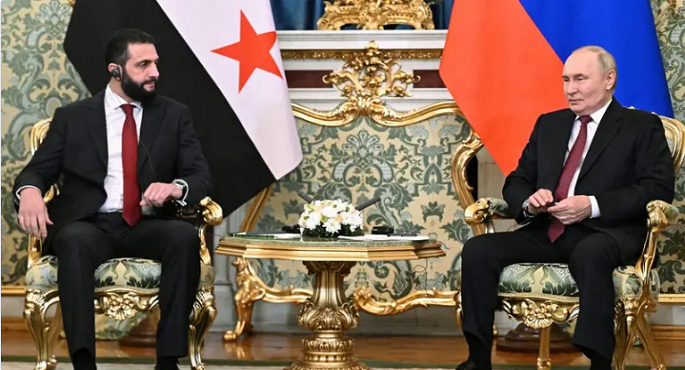 الشرع يزور موسكو اليوم .. ويجرى محادثات مع بوتين