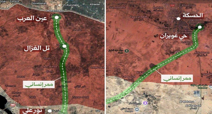 قافلة إغاثية أممية إلى عين العرب .. والجيش السورى يفتح ممرين إنسانيين