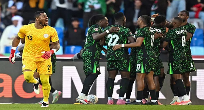 منتخب نيجيريا يتأهل لنصف نهائى كأس الأمم الإفريقية بفوزه على الجزائر 2ـ0