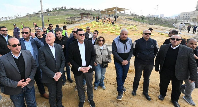 وزير الإسكان ومحافظ القاهرة يتفقدان مشروع حدائق “تلال الفسطاط” بمنطقة مصر القديمة