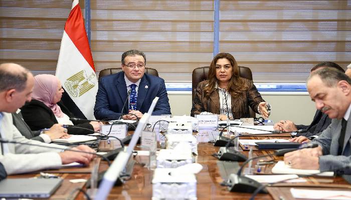 وزيرة التنمية المحلية والبيئة تبحث مع رئيس الجهاز المركزى للتنظيم والإدارة تعديلات الهياكل التنظيمية بالوزارة