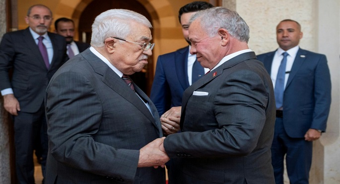 الرئيس الفلسطينى وملك الأردن يدينان قرارات إسرائيل بشأن الضفة الغربية