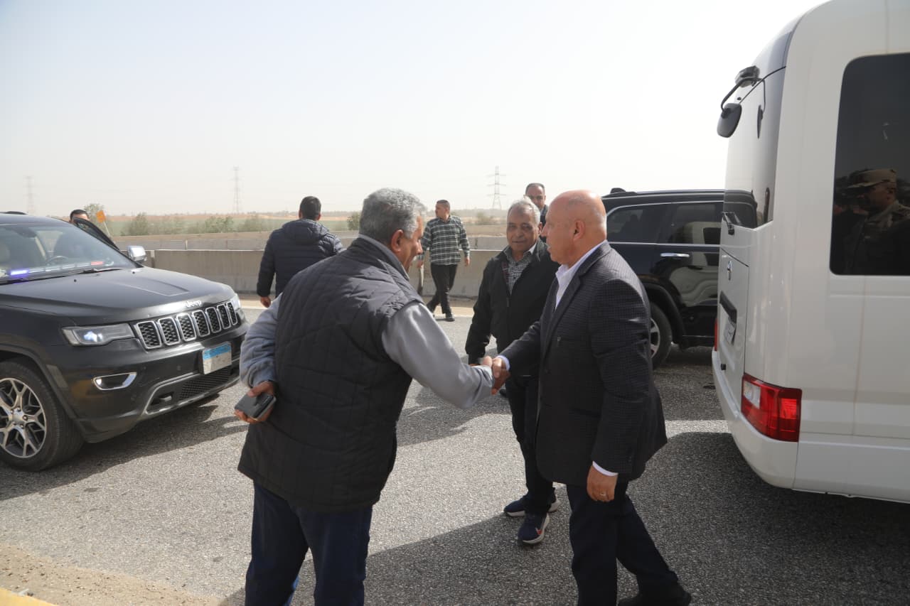 وزير النقل يتفقد تطوير الدائرى الإقليمى ويوجه بفتح قطاعات جديدة قبل رمضان