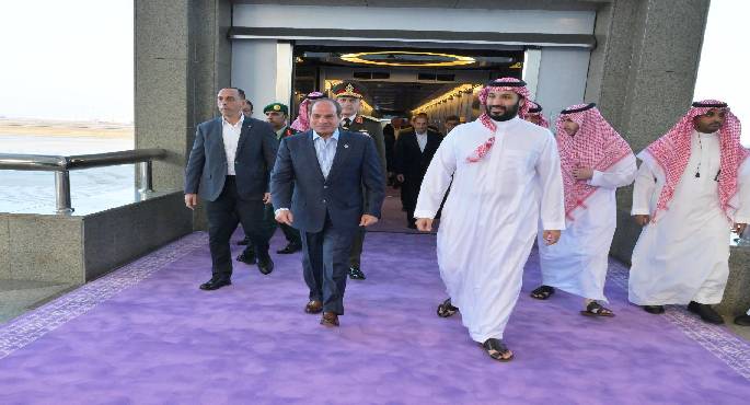 الرئيس السيسى يصل إلى السعودية فى زيارة أخوية