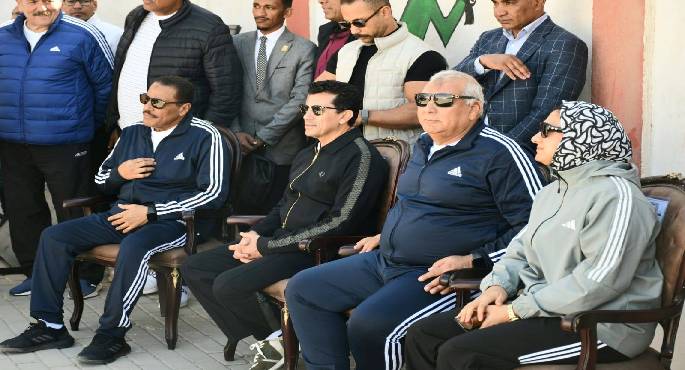 وزير الشباب ومحافظا الوادى الجديد ومطروح يشهدون ختام بطولة الوادى الجديد الأولى للرماية