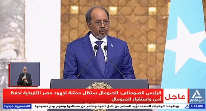 رئيس الصومال: رؤيتنا مع مصر تستند إلى القيم المشتركة وإحلال السلام