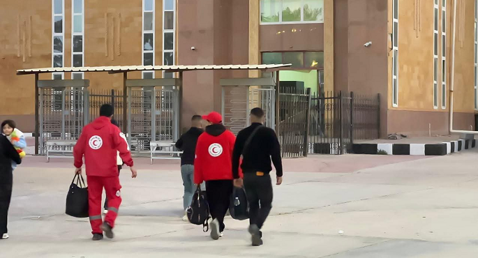 وصول دفعة جديدة من العائدين إلى قطاع غزة لمعبر رفح البرى