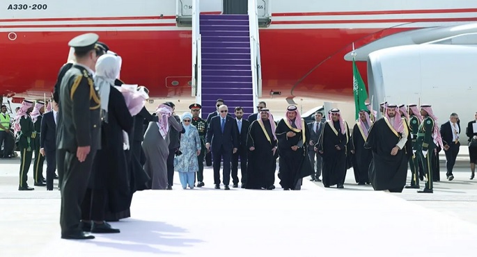 الرئيس التركى أردوغان يصل الرياض فى زيارة رسمية