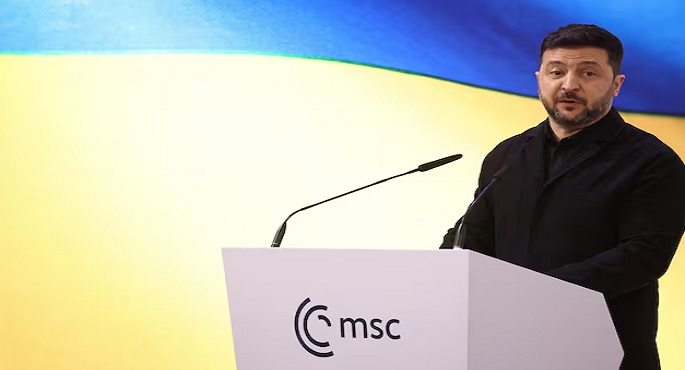 زيلينسكى فى الذكرى الرابعة لاندلاع الحرب: دافعنا عن استقلالنا وبوتين لم يكسرنا 