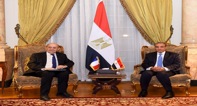 وزير الخارجية يؤكد للمبعوث الشخصى للرئيس الفرنسى للبنان موقف مصر الراسخ والداعم لسيادة لبنان ووحدة أراضيه